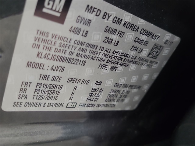 2017 – Buick – Encore