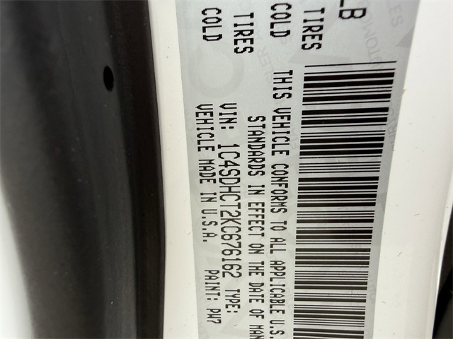 2019 Dodge Durango R/T White at Emmons Autoplex