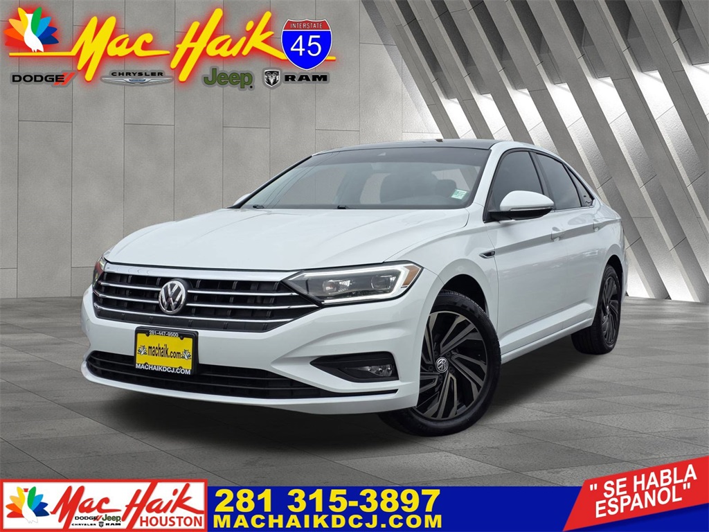 2019 Volkswagen Jetta SEL Premium White at Mac Haik CDJR North Houston