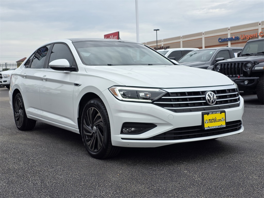 2019 Volkswagen Jetta SEL Premium White at Mac Haik CDJR North Houston