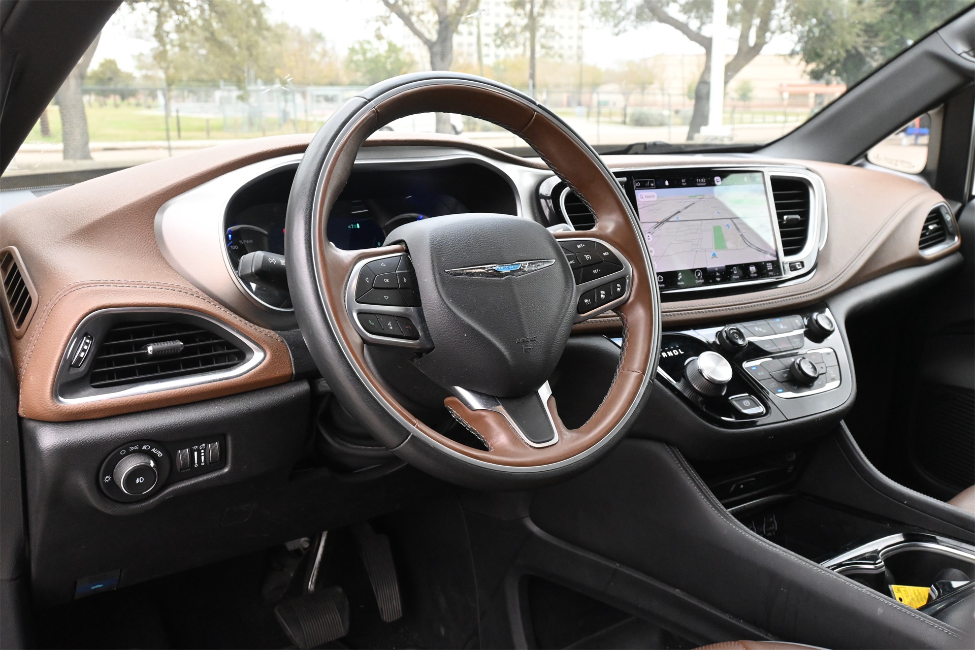 2021 Chrysler Pacifica Hybrid Limited White at Shottenkirk Kia Fort Bend