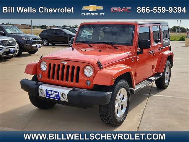 Used Car 2015 Jeep Wrangler  Unlimited Sahara For Sale In Plainview, Texas