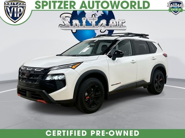 Everest White Pearl 2025 Nissan Rogue Rock Creek AWD SUV / Crossover All-Wheel Drive Continuously Variable Transmission