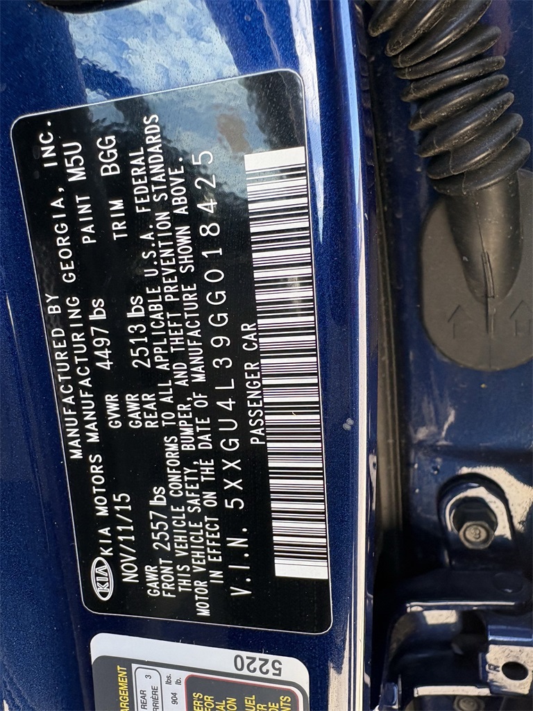 2016 Kia Optima EX Blue at Parkway Family Mazda