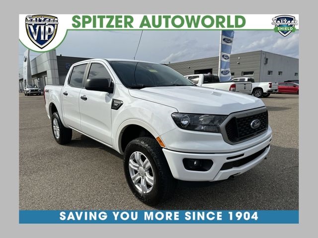 Oxford White 2023 Ford Ranger XLT SuperCrew 4WD Pickup Truck Four-Wheel Drive Automatic