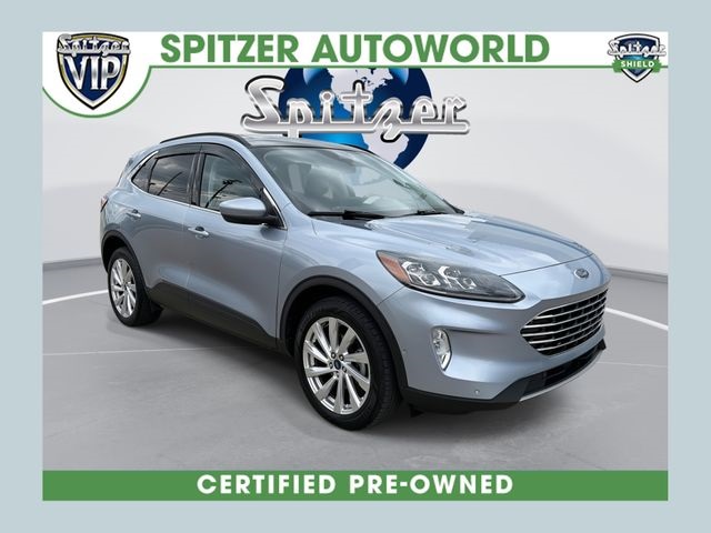 Blue Silver Metallic 2022 Ford Escape Titanium AWD SUV / Crossover All-Wheel Drive 8-Speed Automatic