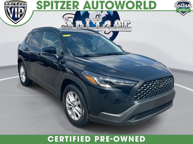 Jet Black 2022 Toyota Corolla Cross SUV / Crossover All-Wheel Drive Continuously Variable Transmission