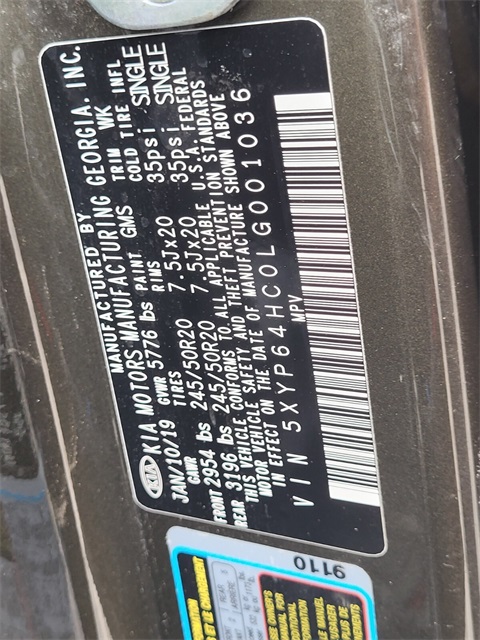 Used Car 2020 Kia Telluride  S For Sale Under $20,000 In San Antonio, Texas