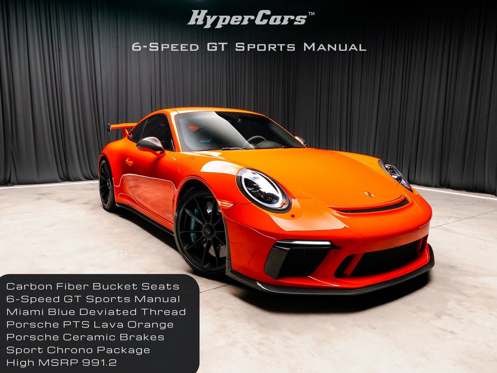 2018 Porsche 911 GT3 Coupe RWD