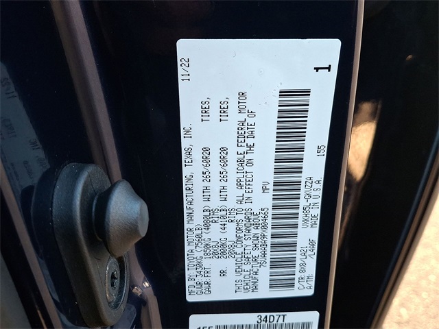 2023 Toyota Sequoia Platinum for sale at PATRIOT BUICK GMC OF BOYERTOWN