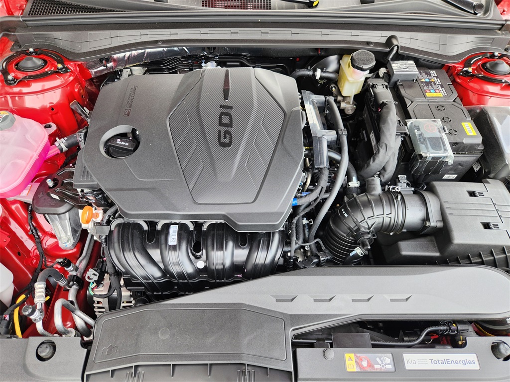 2025 Kia K5 EX Red at Shottenkirk Kia Fort Bend