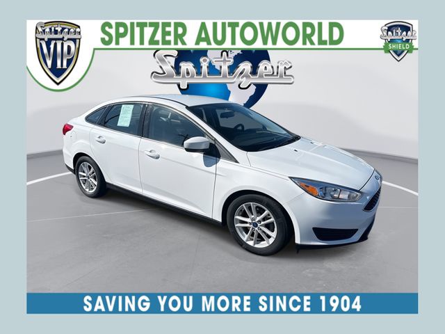 Oxford White 2018 Ford Focus Sedan Front-Wheel Drive 6-Speed Automatic