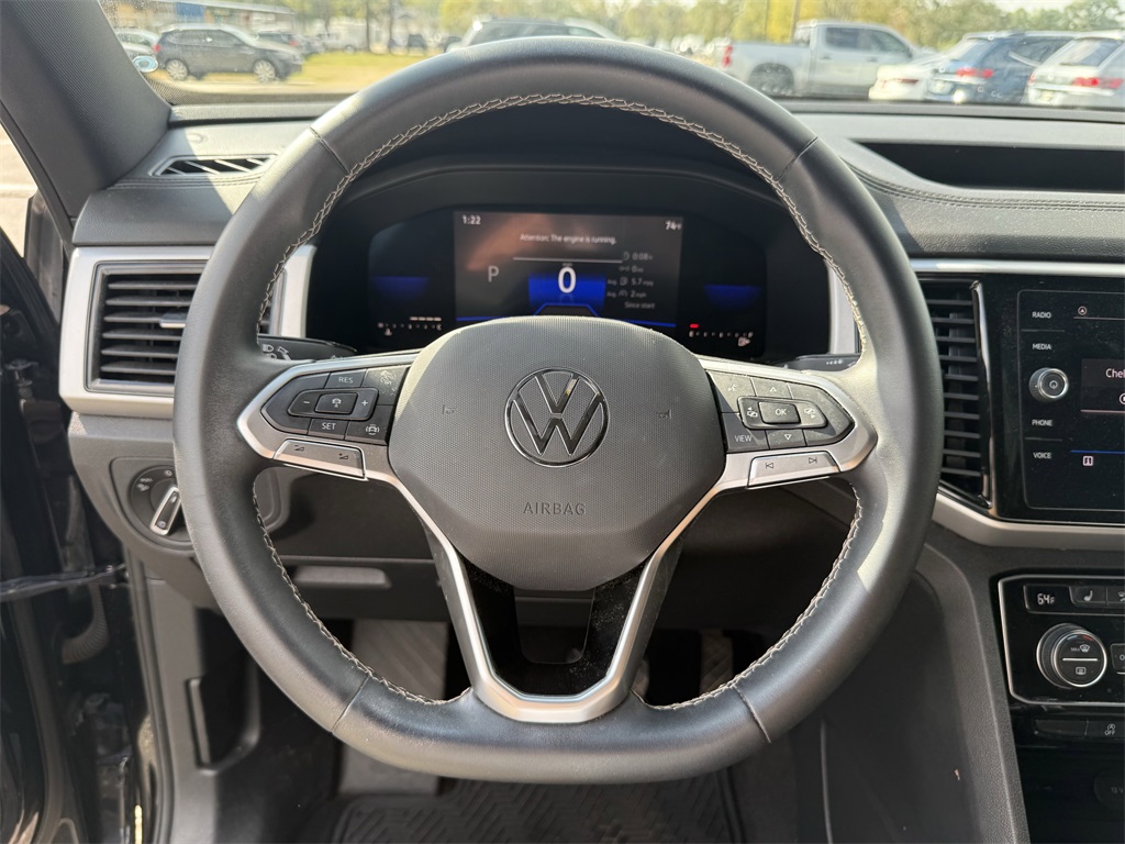 2022 Volkswagen Atlas Cross Sport 2.0T SE w/Technology Black at DeMontrond Ford