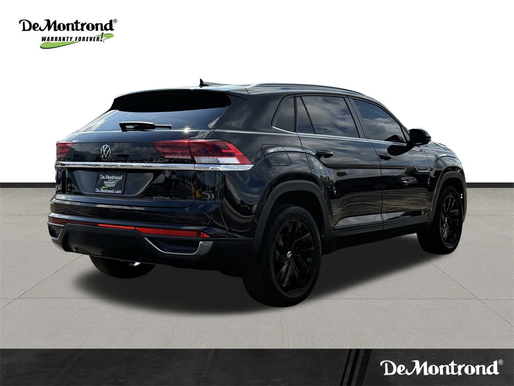 2022 Volkswagen Atlas Cross Sport 2.0T SE w/Technology Black at DeMontrond Ford
