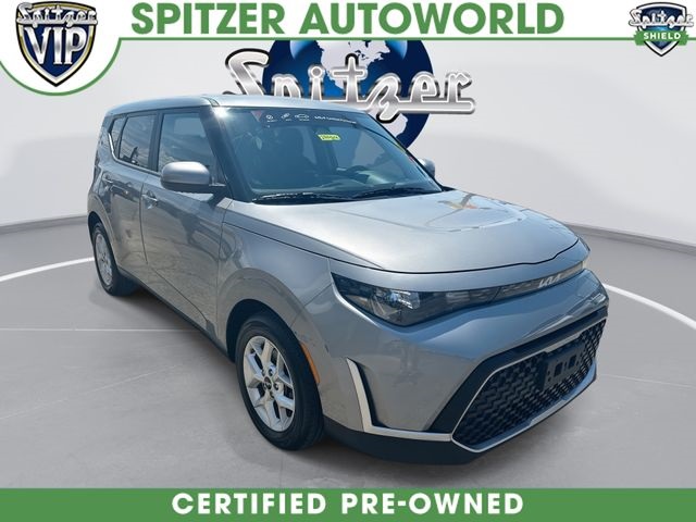 Steel Gray 2023 Kia Soul SUV / Crossover Front-Wheel Drive Continuously Variable Transmission