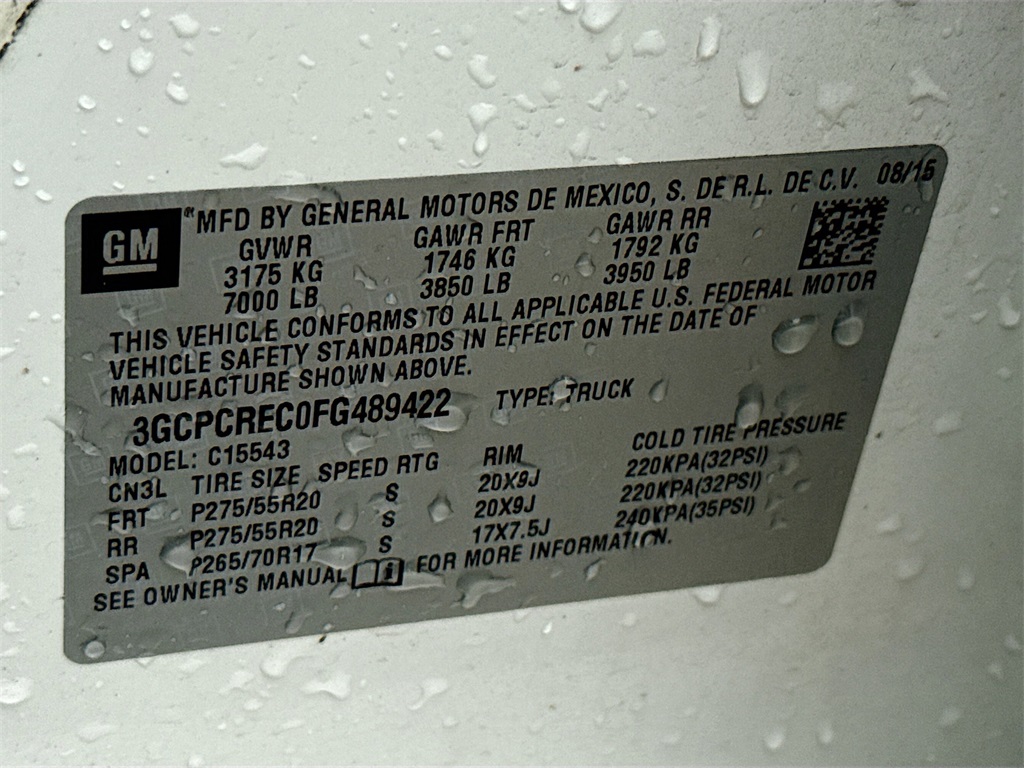 2015 Chevrolet Silverado 1500 LT White at Classic Chevrolet Galveston