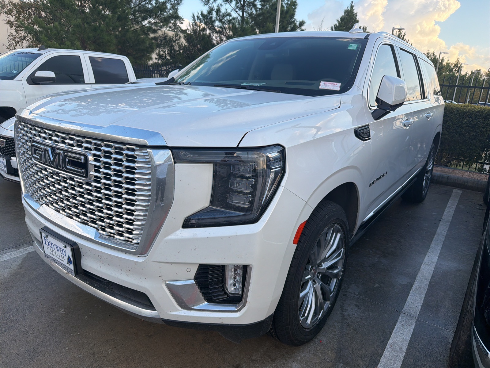 2023 GMC Yukon XL Denali White at Central Houston Nissan