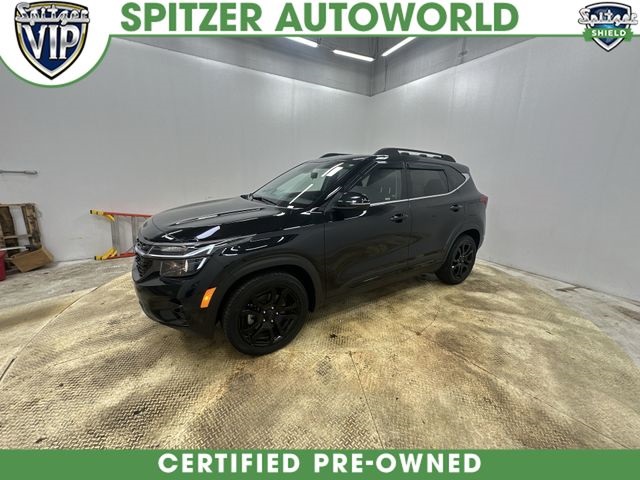 Fusion Black 2025 Kia Seltos X-Line AWD SUV / Crossover All-Wheel Drive 8-Speed Automatic