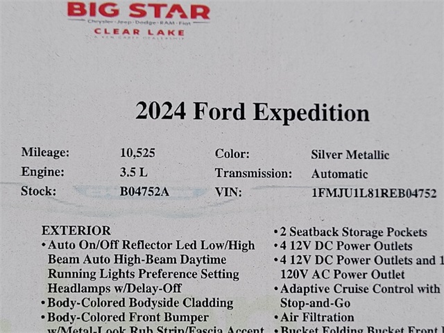 2024 Ford Expedition Platinum Silver at AutoSavvy Houston Northwest