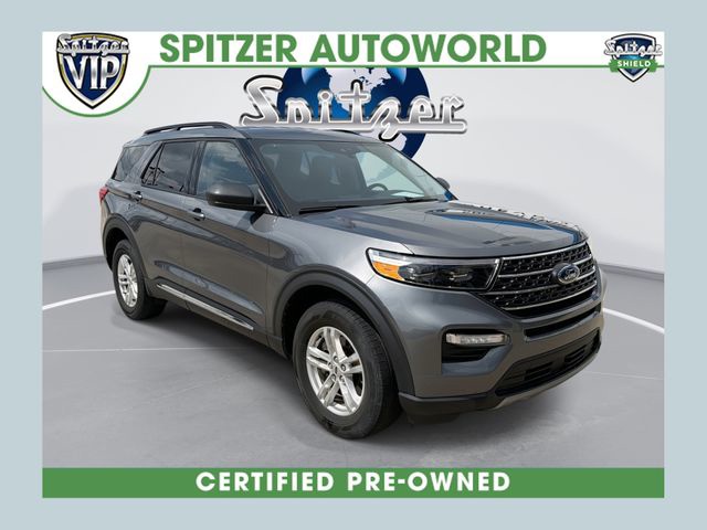 Gray Metallic 2023 Ford Explorer SUV / Crossover All-Wheel Drive Automatic
