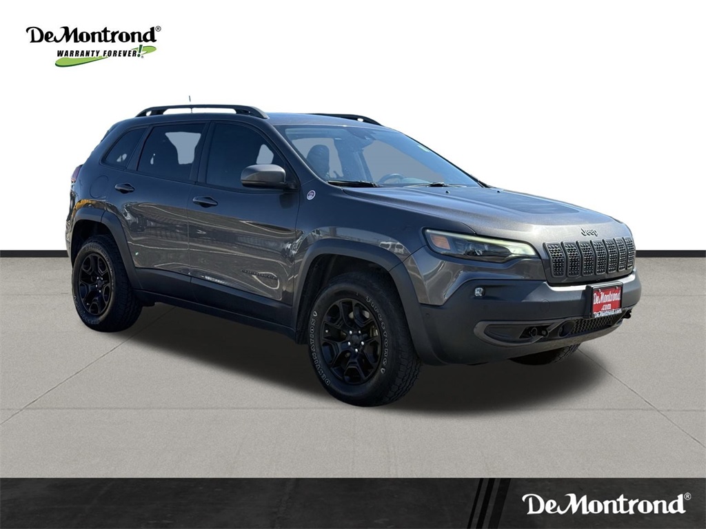 2019 Jeep Cherokee Trailhawk Gray at Durrett Motor Company