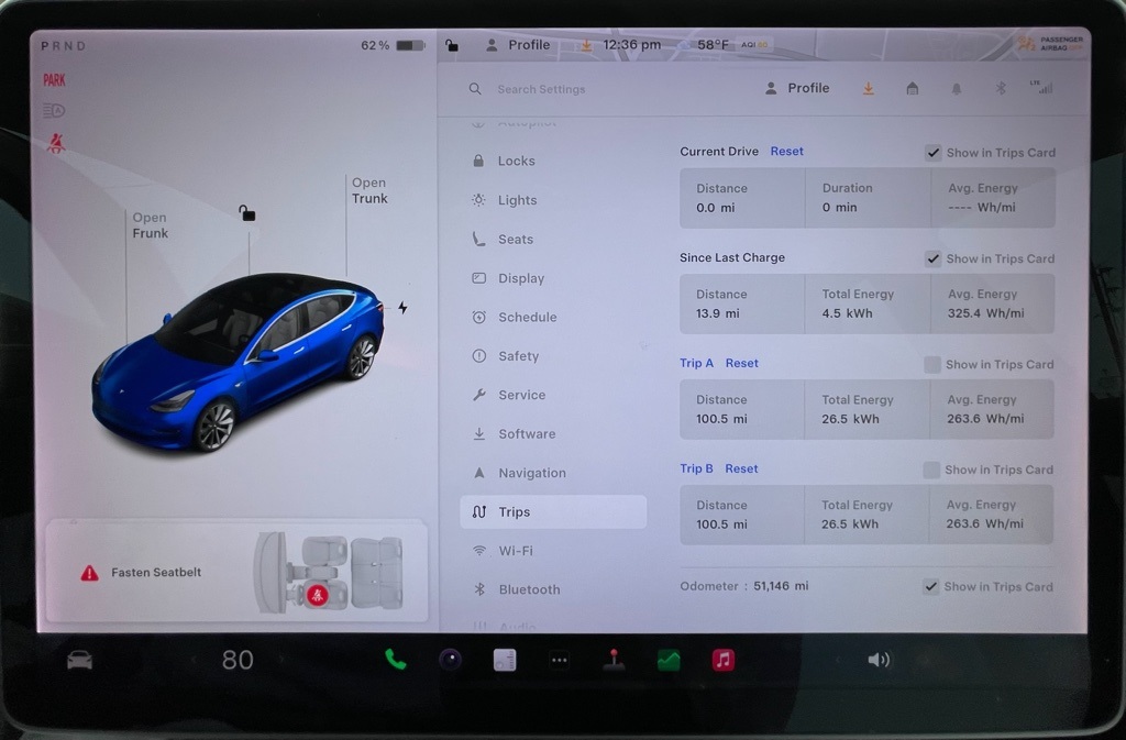 2018 Tesla Model 3 Performance Blue at Ultimate Motorsports
