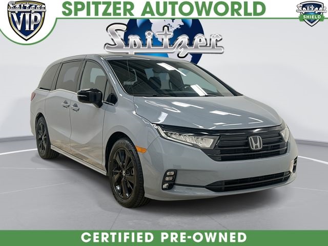 Sonic Gray Pearl 2024 Honda Odyssey Minivan Front-Wheel Drive Automatic