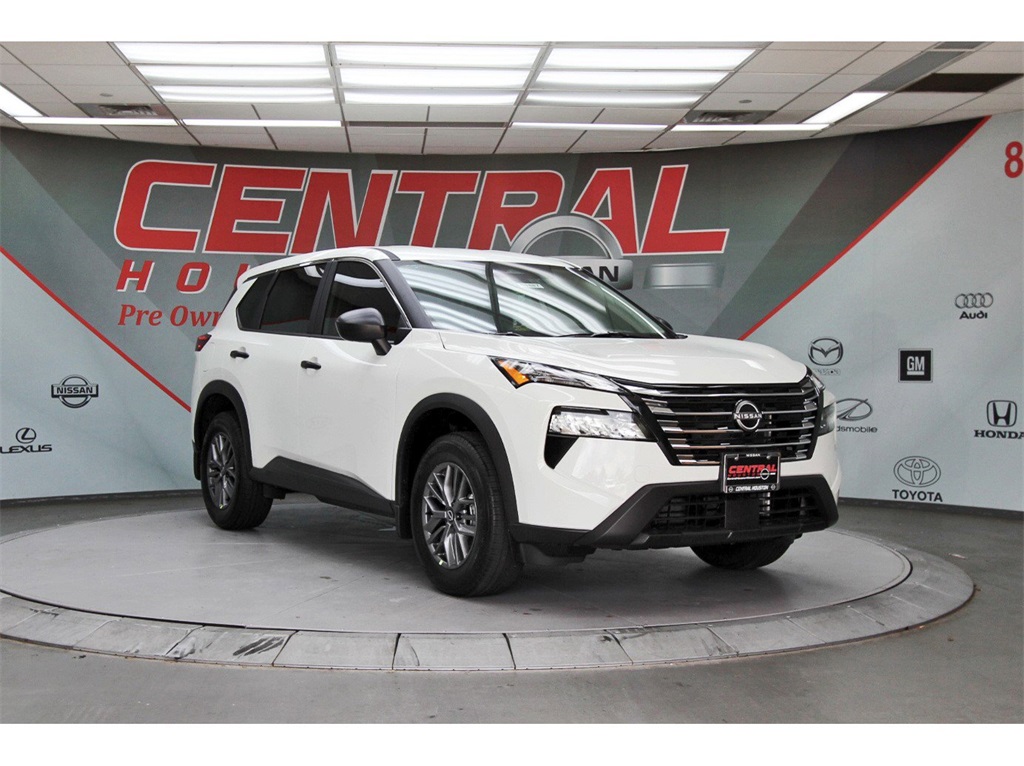 2026 Nissan Rogue S White at South Houston Nissan