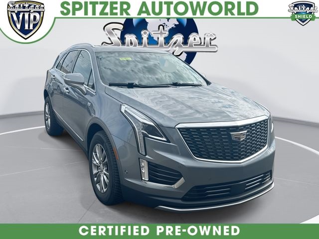 Gray (Satin Steel Metallic) 2021 Cadillac XT5 SUV / Crossover Four-Wheel Drive 9-Speed Automatic