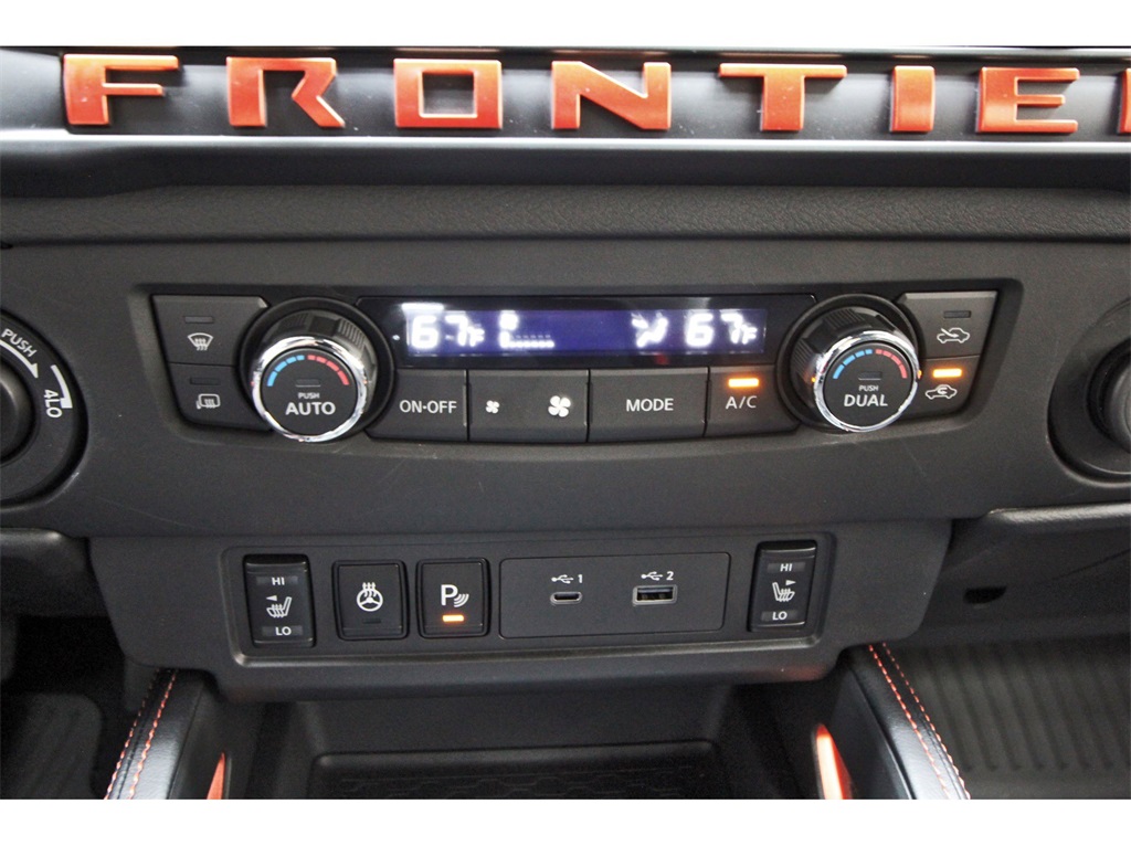 2025 Nissan Frontier PRO-4X Orange at Central Houston Nissan