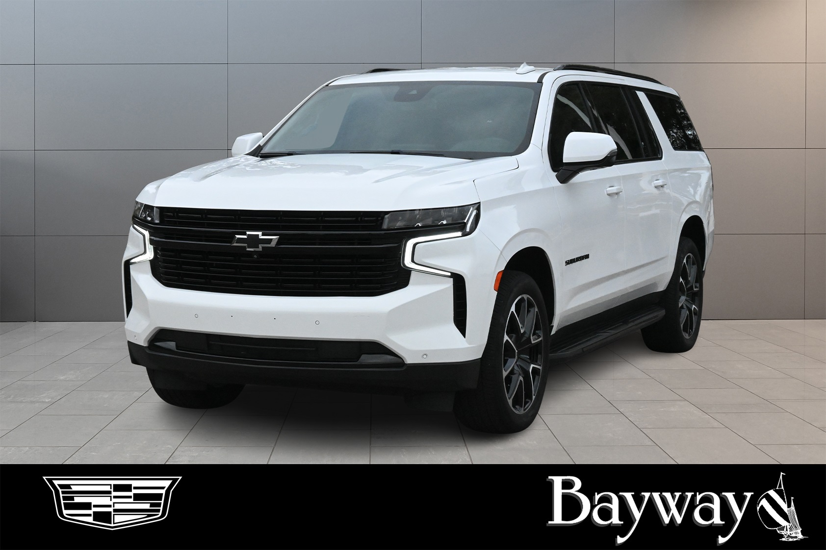 2023 Chevrolet Suburban RST White at Bayway Cadillac of The Woodlands