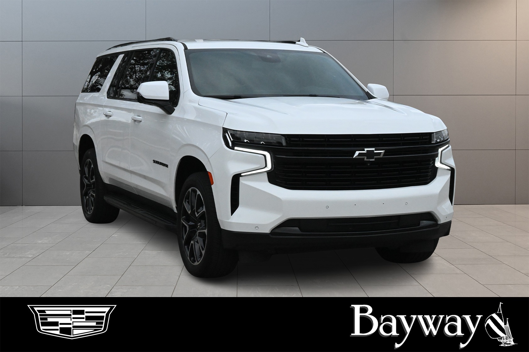 2023 Chevrolet Suburban RST White at Bayway Cadillac of The Woodlands