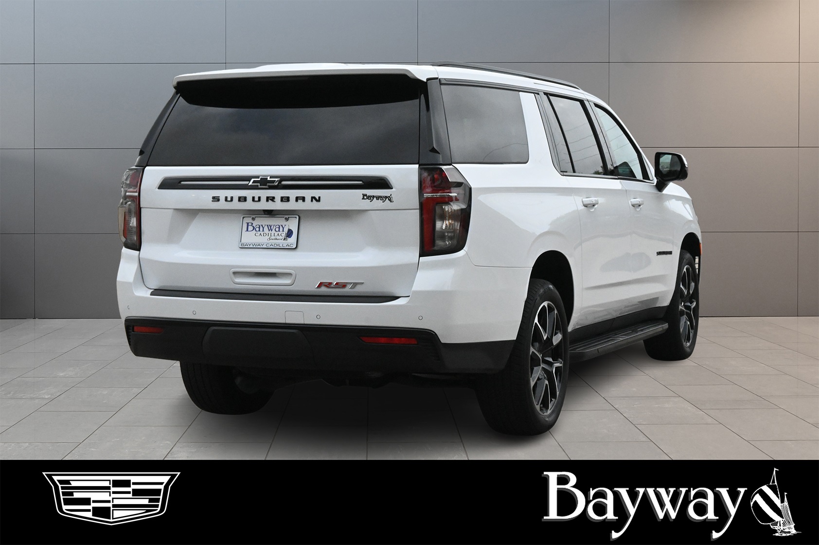 2023 Chevrolet Suburban RST White at Bayway Cadillac of The Woodlands
