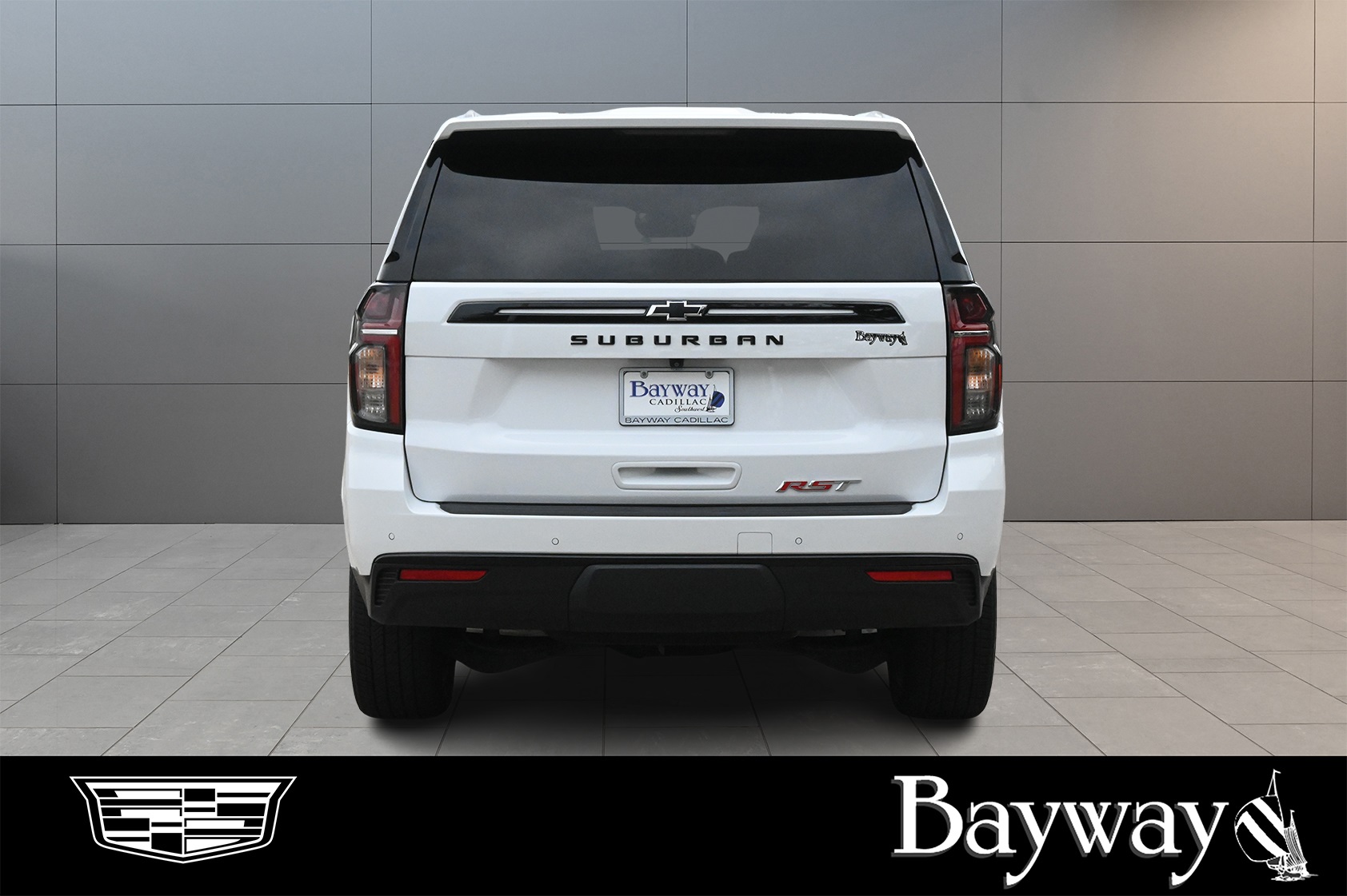 2023 Chevrolet Suburban RST White at Bayway Cadillac of The Woodlands