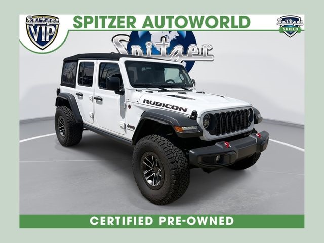 Bright White Clearcoat 2024 Jeep Wrangler SUV / Crossover Four-Wheel Drive 8-Speed Automatic