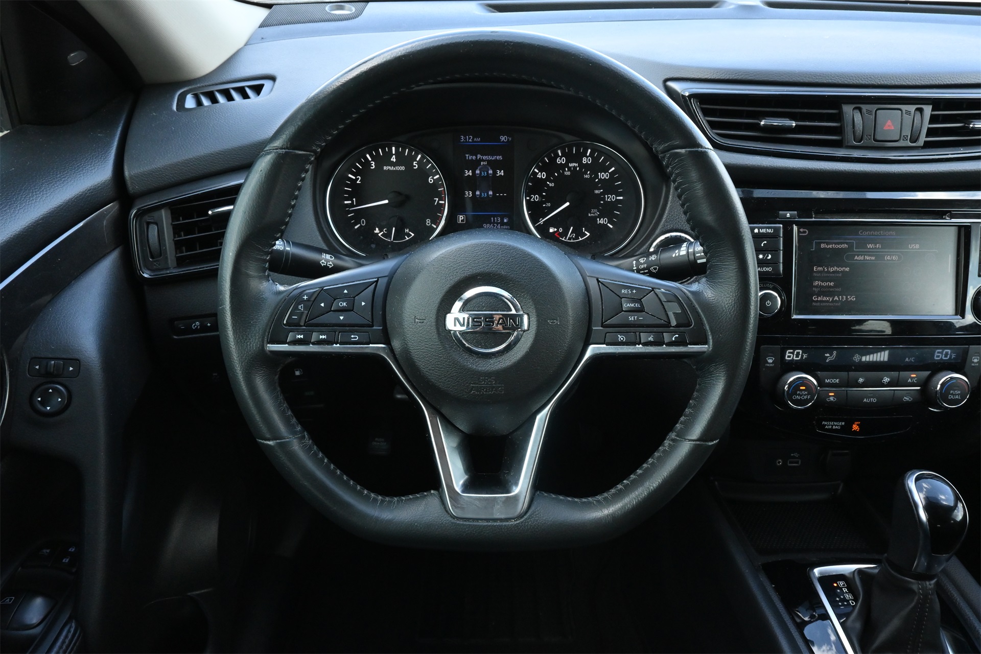 2018 Nissan Rogue SV Black at Central Houston Nissan