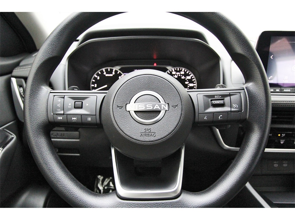 2024 Nissan Rogue S White at Central Houston Nissan