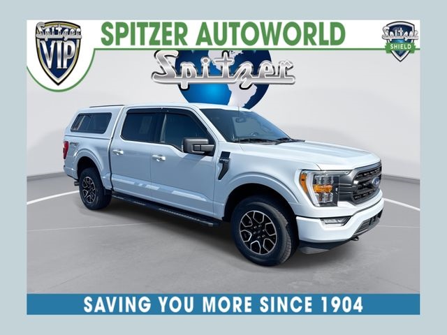 White Metallic 2022 Ford F-150 Pickup Truck Four-Wheel Drive Automatic