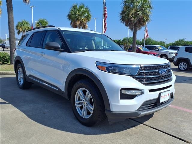 2021 Ford Explorer XLT White at Durrett Motor Company
