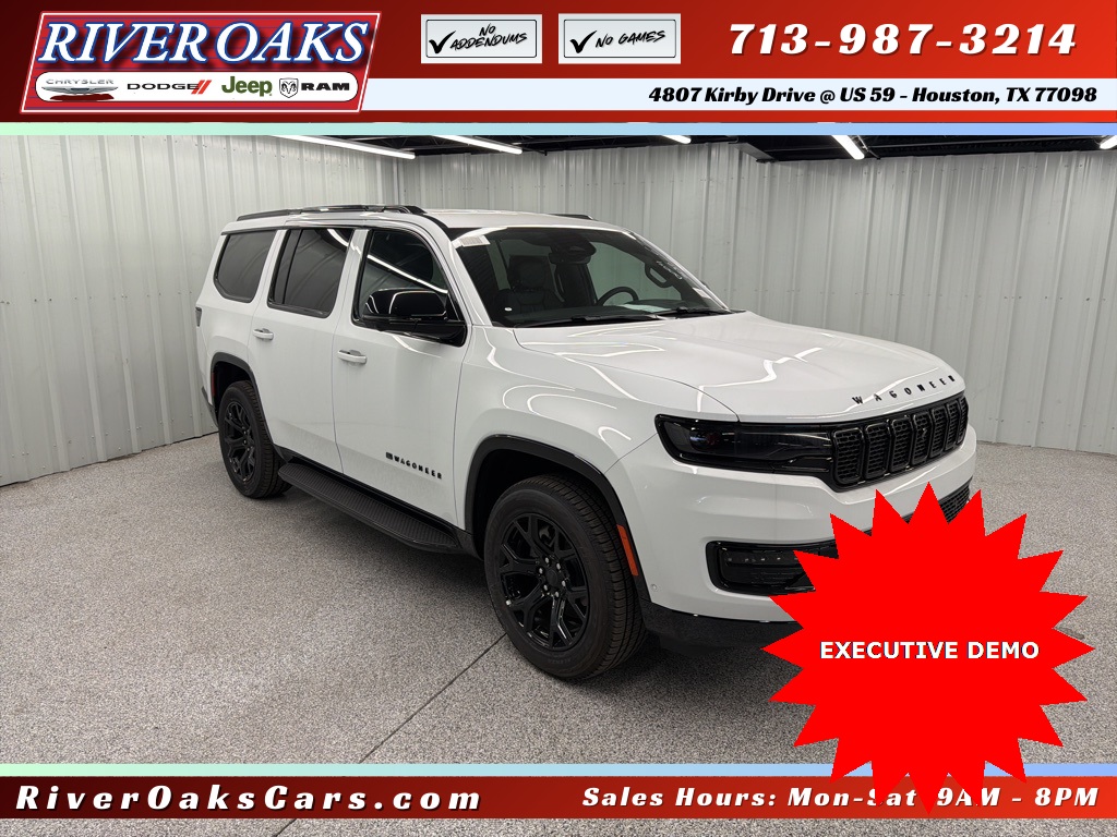 2025 Jeep Wagoneer Series II White at River Oaks CDJR
