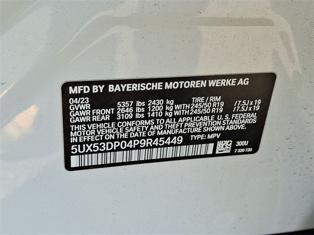 2023 BMW X3 xDrive30i for sale at PATRIOT CHEVROLET OF WARMINSTER