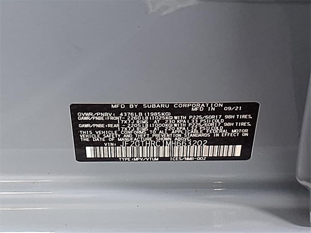 2021 Subaru Crosstrek