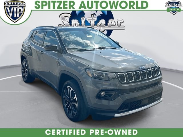 Sting-Gray Clearcoat 2023 Jeep Compass Limited 4WD SUV / Crossover Four-Wheel Drive 8-Speed Automatic