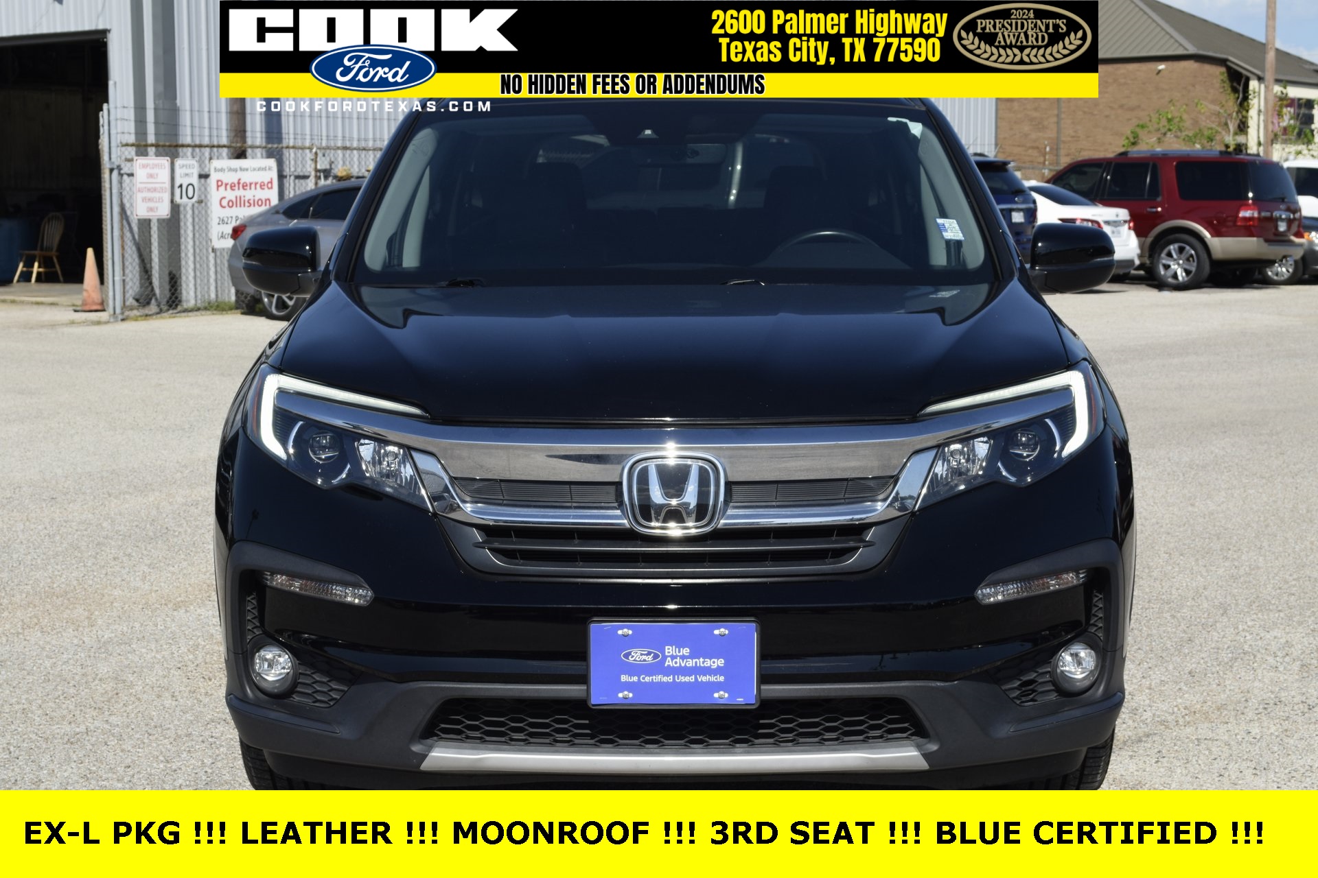 2021 Honda Pilot EX-L Black at Community Kia