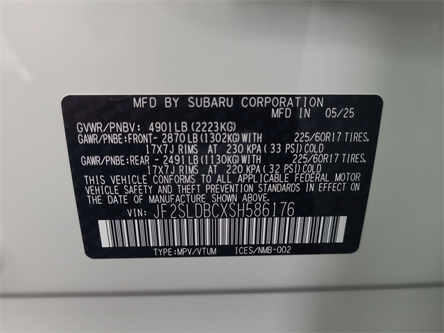 2025 – Subaru – Forester