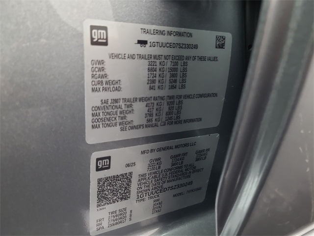 2025 – GMC – Sierra 1500