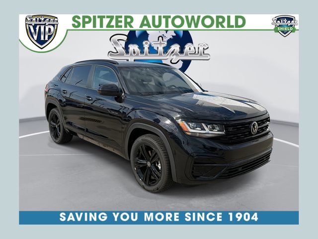 Deep Black Pearl 2023 Volkswagen Atlas Cross Sport SUV / Crossover All-Wheel Drive 8-Speed Automatic