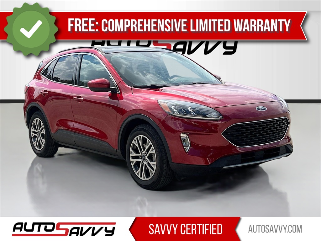 2022 Ford Escape SEL Red at Bayshore Chrysler Jeep Dodge Ram