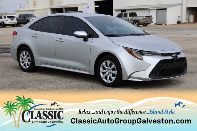 2022 Toyota Corolla LE Silver at Classic Elite Chevrolet Sugar Land