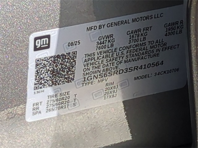 2025 Chevrolet Tahoe Premier for sale at PATRIOT CHEVROLET OF LIMERICK